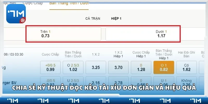 Chia sẻ kỹ thuật đọc kèo tài xỉu đơn giản và hiệu quả