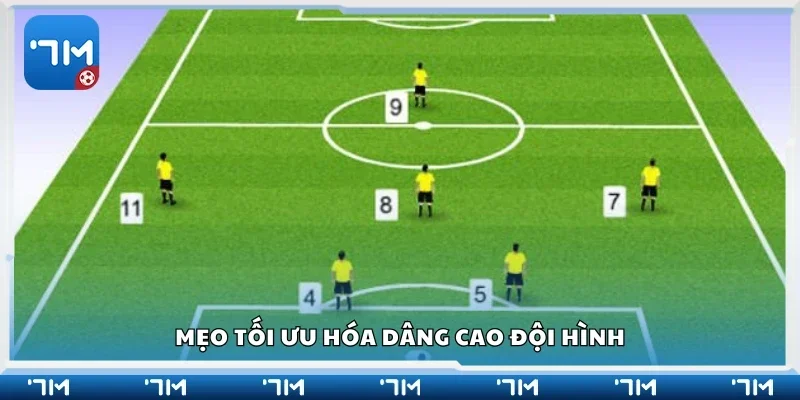 Một số mẹo tối ưu hóa dâng cao đội hình