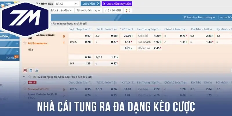 Nhà cái Hi88 tung ra đa dạng kèo cược
