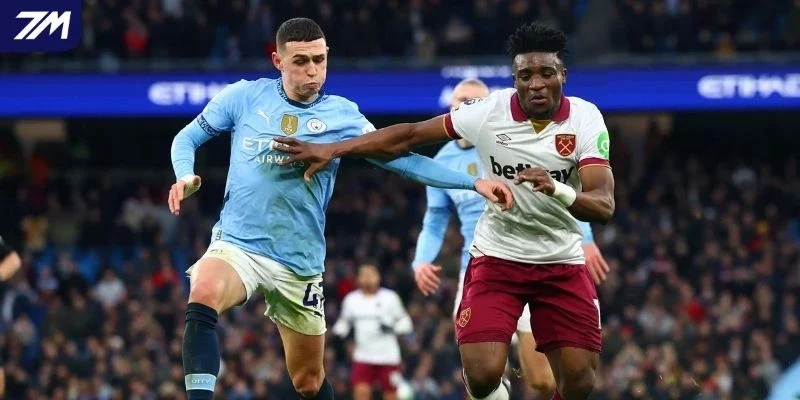 Diễn biến tình hình West Ham vs Man City