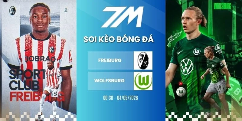 Kèo bóng đá Freiburg vs Wolfsburg hôm nay ngày 04/05/2026 - Bundesliga